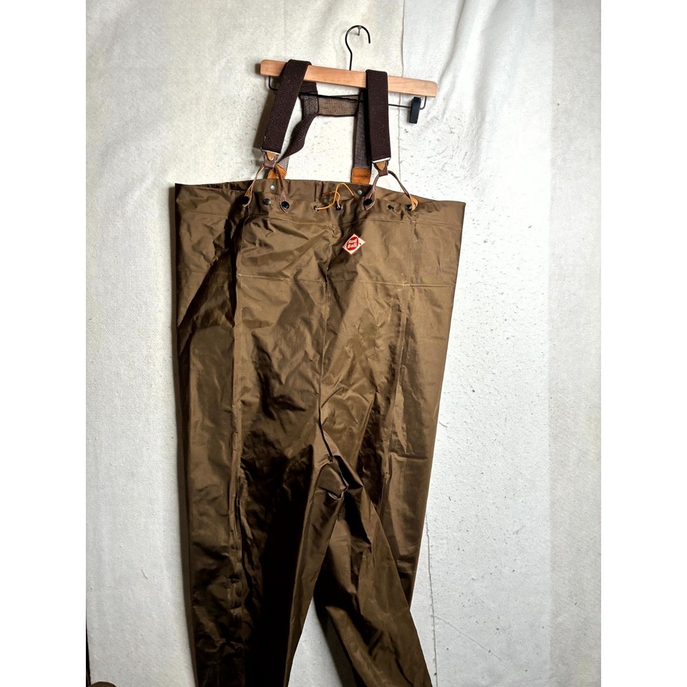 Red Ball Insulated Chest Wader Mens L Brown Waterproof Hunting Adjustable Strap